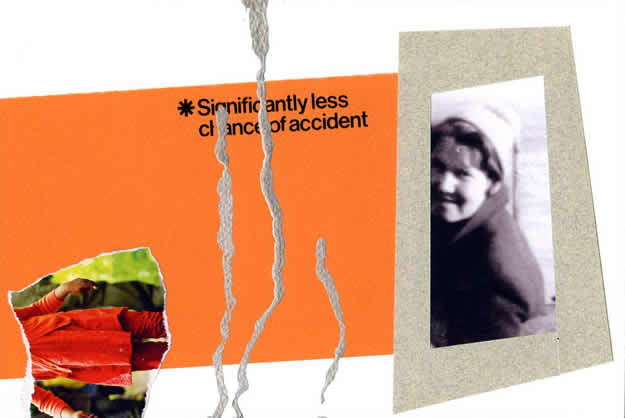 070 - she thought it was Barry but couldn't be certain. Collage by David Smith